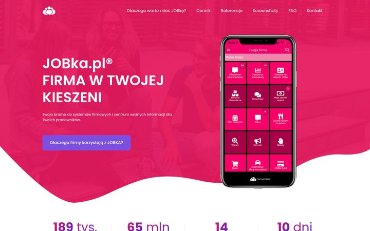 Screenshot of jobka.pl