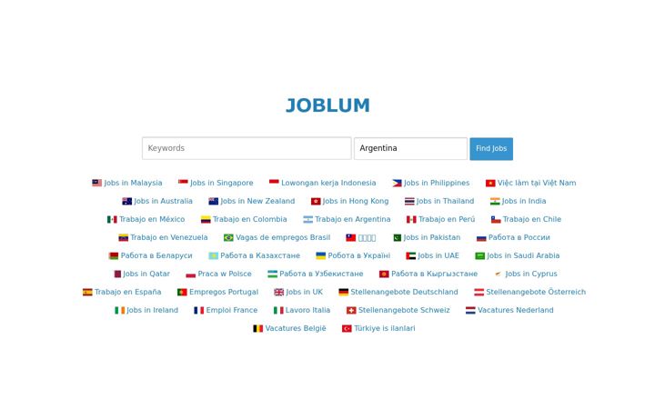 Screenshot of joblum.com