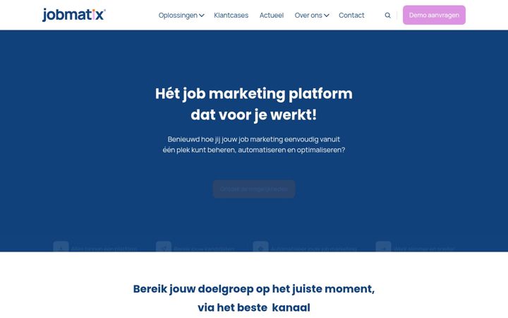 Screenshot of jobmatix.com