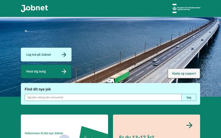 Screenshot of jobnet.dk