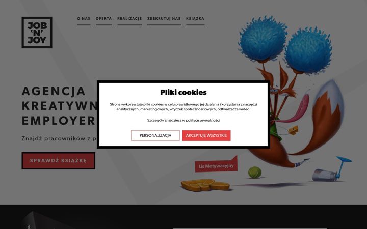 Screenshot of jobnjoy.pl