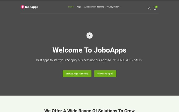 Screenshot of joboapps.com