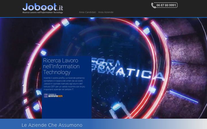Screenshot of joboot.it
