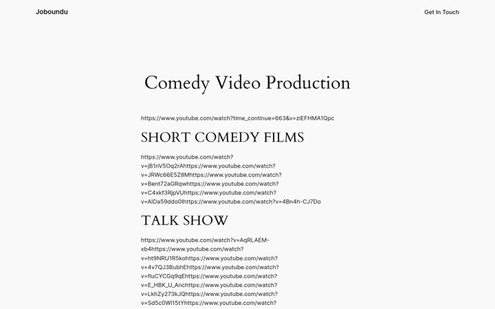 Screenshot of joboundu.com