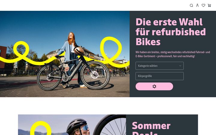 Screenshot of jobrad-loop.com