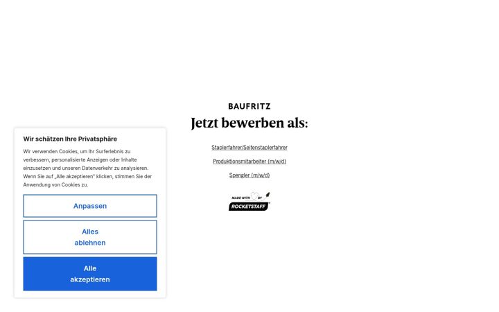 Screenshot of jobs-baufritz.com