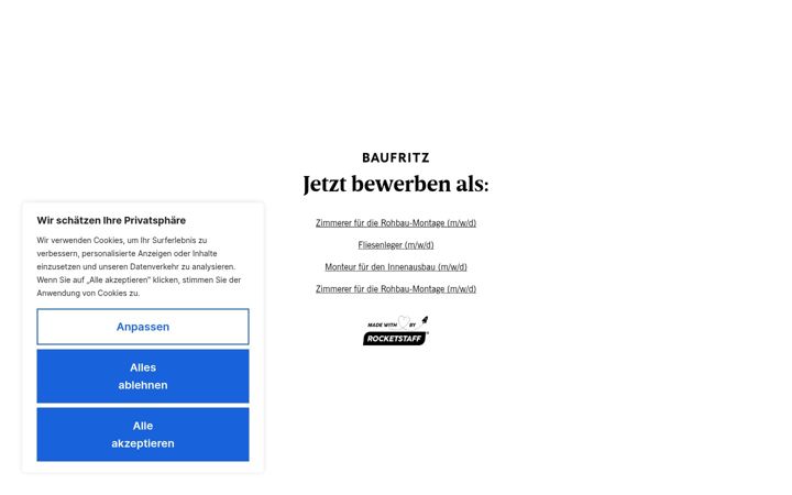 Screenshot of jobs-baufritz.de