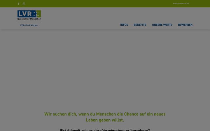 Screenshot of jobs-lvr-klinik-viersen.de