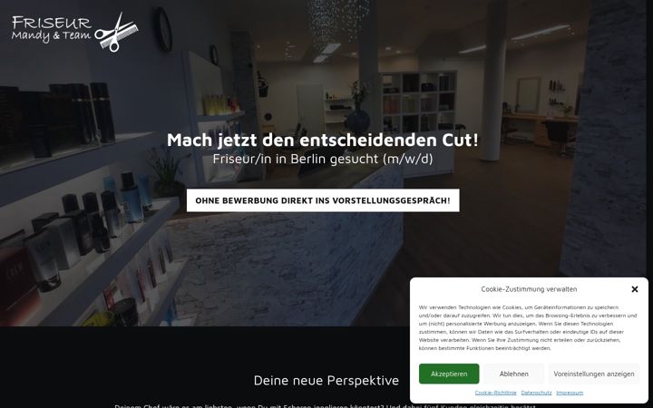 Screenshot of jobs-mandy-team.de