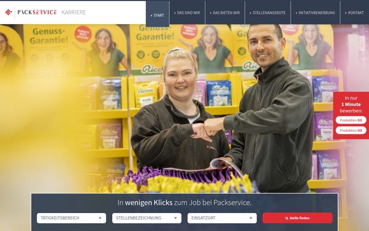 Screenshot of jobs-packservice.com