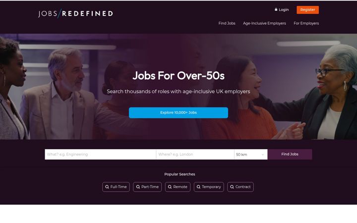 Screenshot of jobs-redefined.co