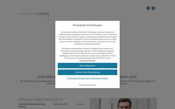 Screenshot of jobs-weiden.de