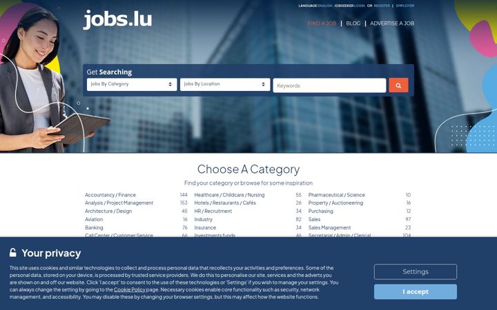 Screenshot of jobs.lu
