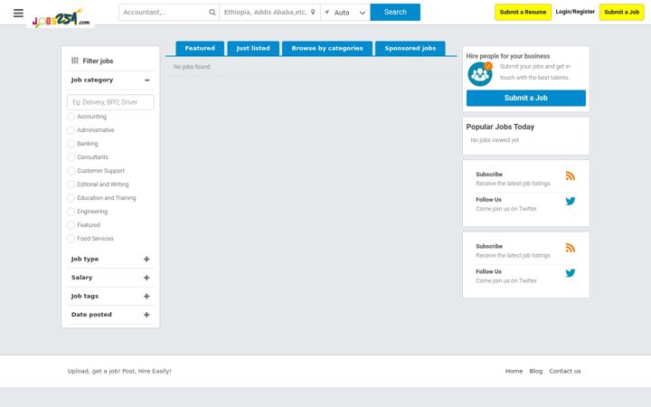 Screenshot of jobs251.com