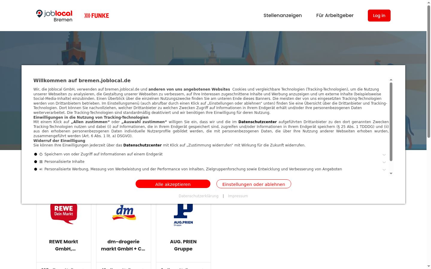 Sutikimo reklamjuostės, rodytos prieš bet kokią sąveiką, ekrano kopija