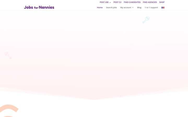 Screenshot of jobsfornannies.com