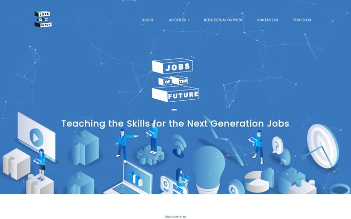 Screenshot of jobsofthefuture.eu
