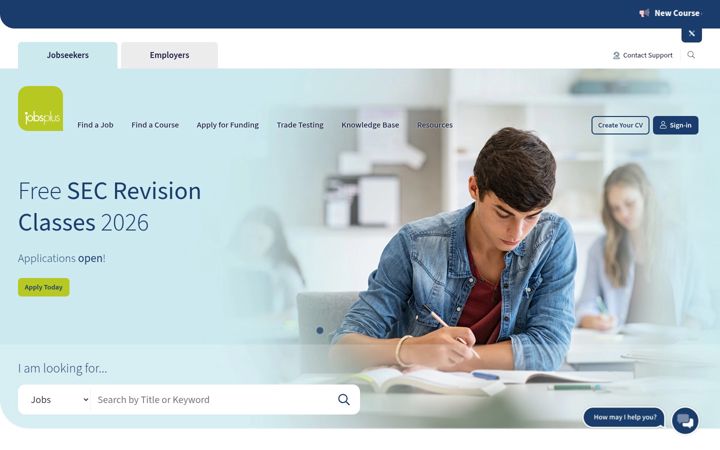Screenshot of jobsplus.gov.mt