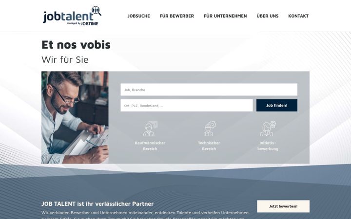 Screenshot of jobtalent.at