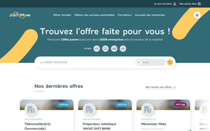 Screenshot of jobtomove.fr