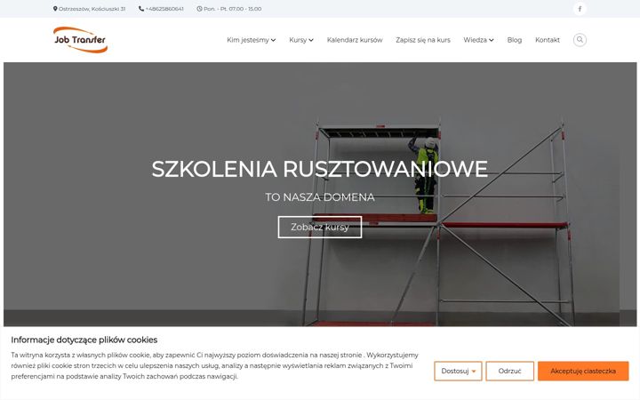 Screenshot of jobtransfer.com.pl
