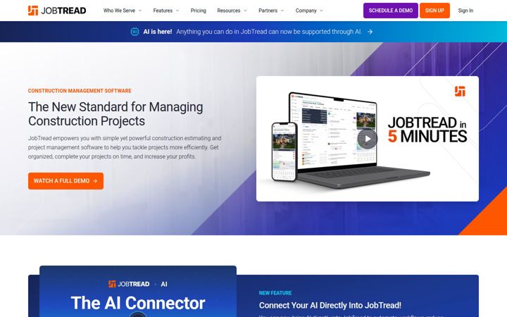 Zrzut ekranu jobtread.com