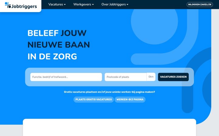 Screenshot of jobtriggers.com