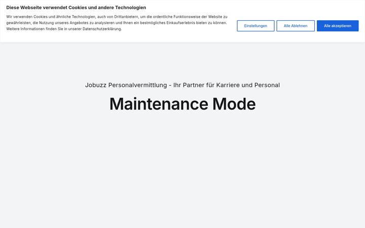 Screenshot of jobuzz.de