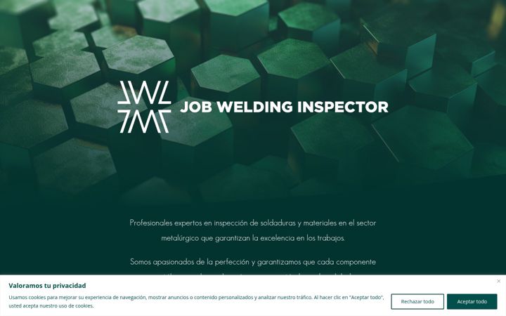 Screenshot of jobweldinginspector.com