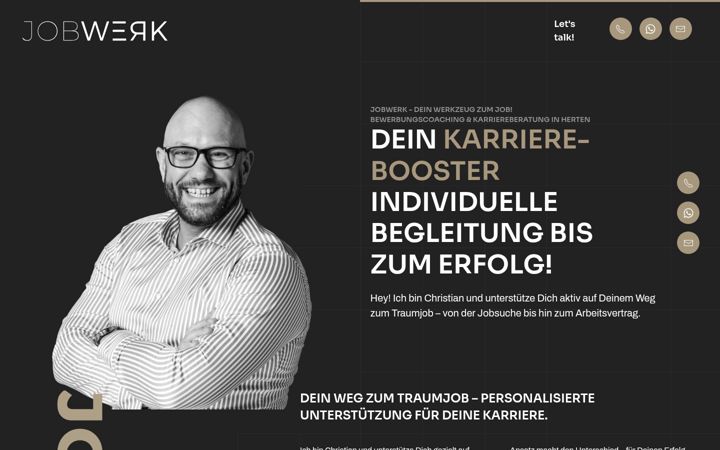Screenshot of jobwerk-nrw.de
