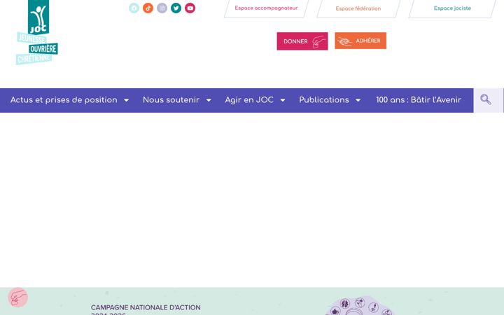 Screenshot of joc.asso.fr