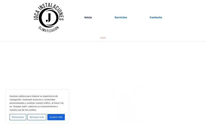 Screenshot of jocaclimatizaciones.com