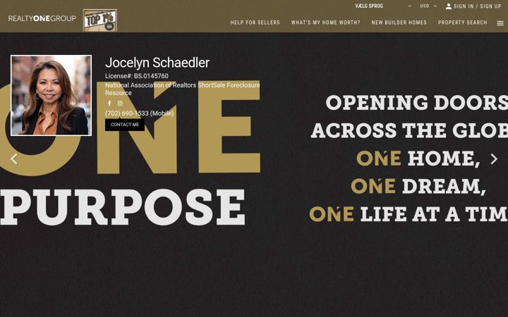 Screenshot of jocelynsellslasvegas.com