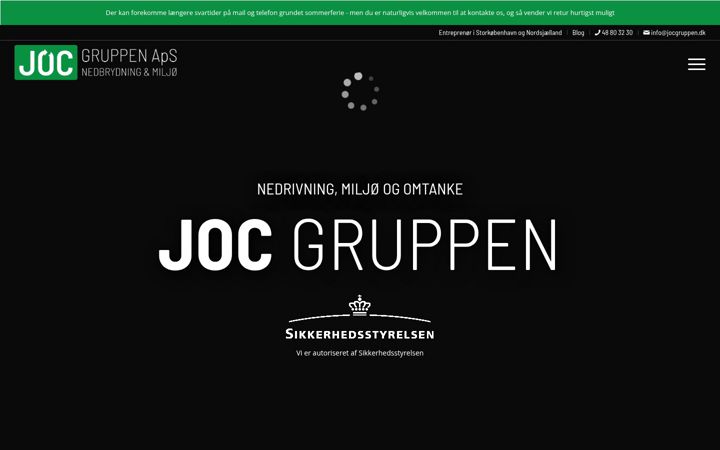 Screenshot of jocgruppen.dk