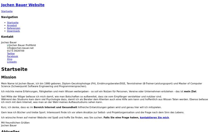Screenshot of jochen-bauer.net