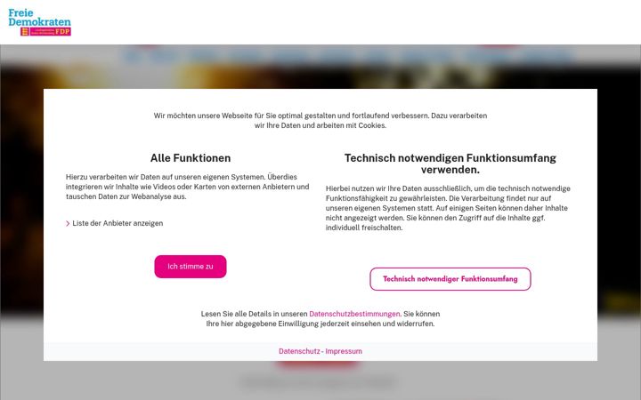 Screenshot of jochen-haussmann-fdp.de