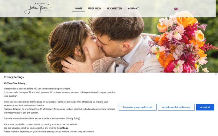 Screenshot of jochenfrenzer.ch