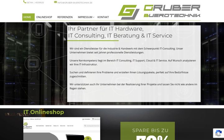 Screenshot von jochengruber.de
