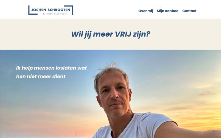 Screenshot of jochenschrooten.me