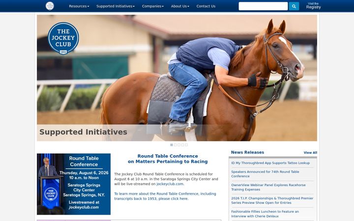 Képernyőkép: jockeyclub.com