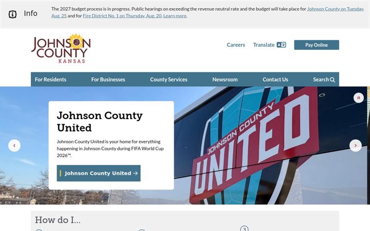 Screenshot of jocogov.org