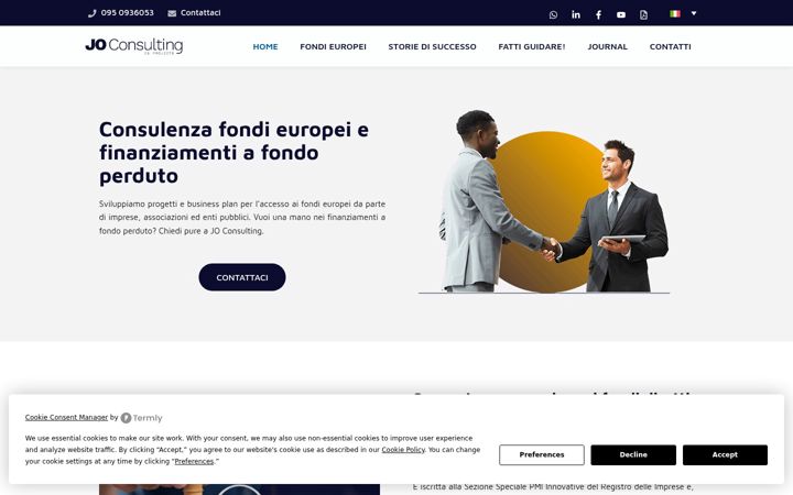 Screenshot of joconsulting.it