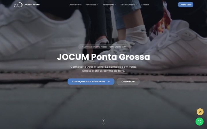 Screenshot of jocumponta.com.br