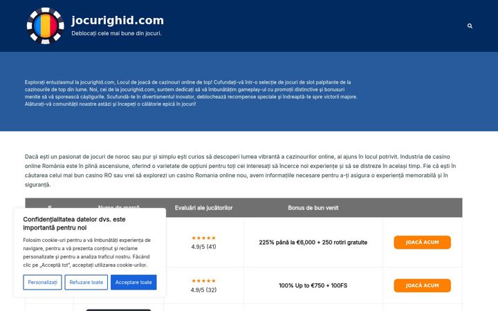Screenshot of jocurighid.com