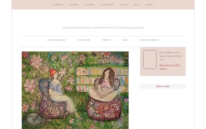 Screenshot of jodiegale.com