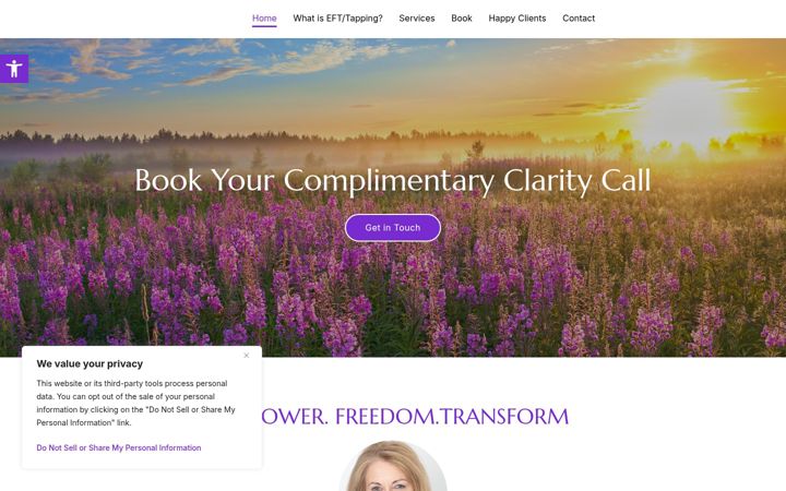 Screenshot of jodimichelecooley.com