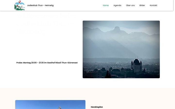 Screenshot of jodlerklub-thun.ch