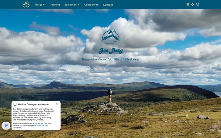 Screenshot of joeberg.de