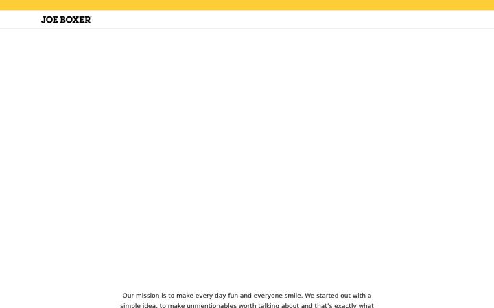 Screenshot of joeboxer.com