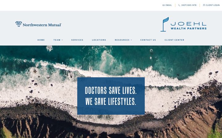 Screenshot of joehlwealthpartners.com
